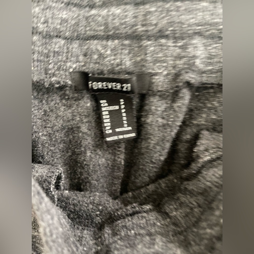 FOREVER 21 Gray Racing Joggers Women’s Small - Picture 4 of 4